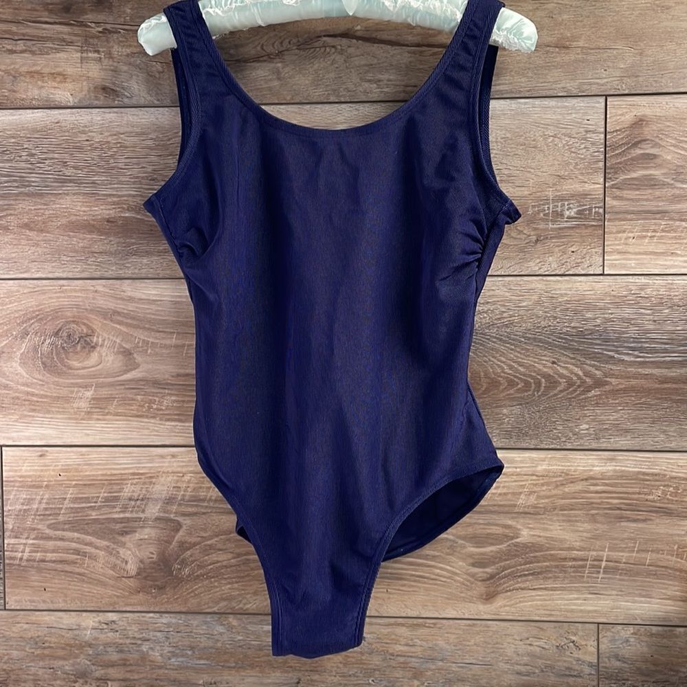 NWOT Islander One Piece Swimsuit Suit Navy Blue Size 8